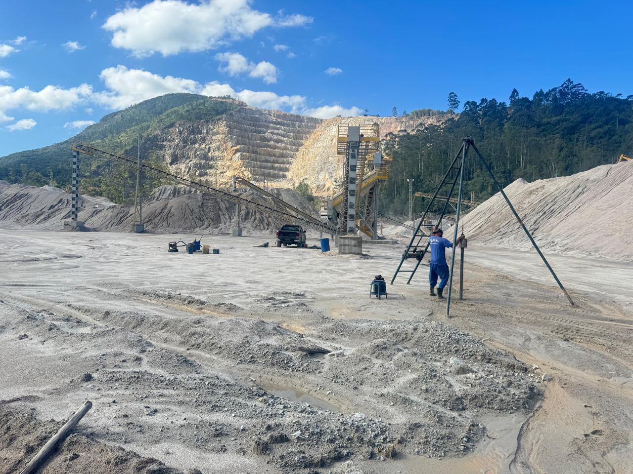 Terreno vistoriado antes da sondagem